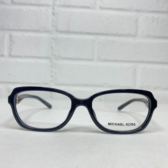 Michael Kors MK 4025F 3005 Sadie IV Rectangle Black Gold Eyeglasses H2409 - Picture 1 of 8
